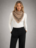 Women's Paisley Triangle Scarf – Lightweight Printed Accessory