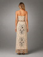 Women's Paisley Co-Ord Set – Tassel Detail