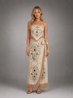 Women's Paisley Co-Ord Set – Tassel Detail