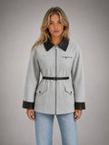 Women's Belted Tailored Blazer – Cinched-Waist Smart Style