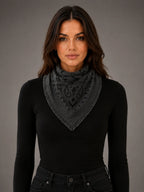 Women's Paisley Bandana – Square Neck Scarf