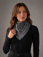 Women's Paisley Bandana – Square Neck Scarf