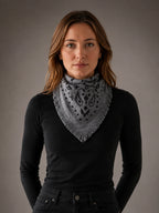 Women's Paisley Bandana – Square Neck Scarf