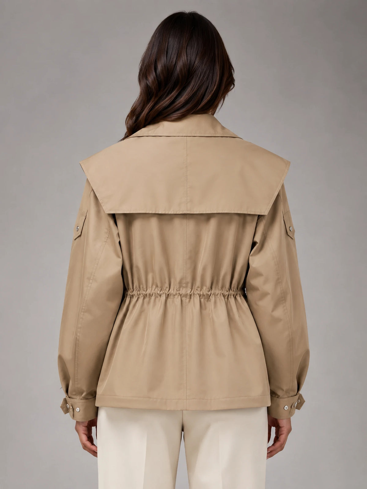 Women's Cropped Structured Jacket – Tailored Fit