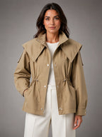 Women's Cropped Structured Jacket – Tailored Fit