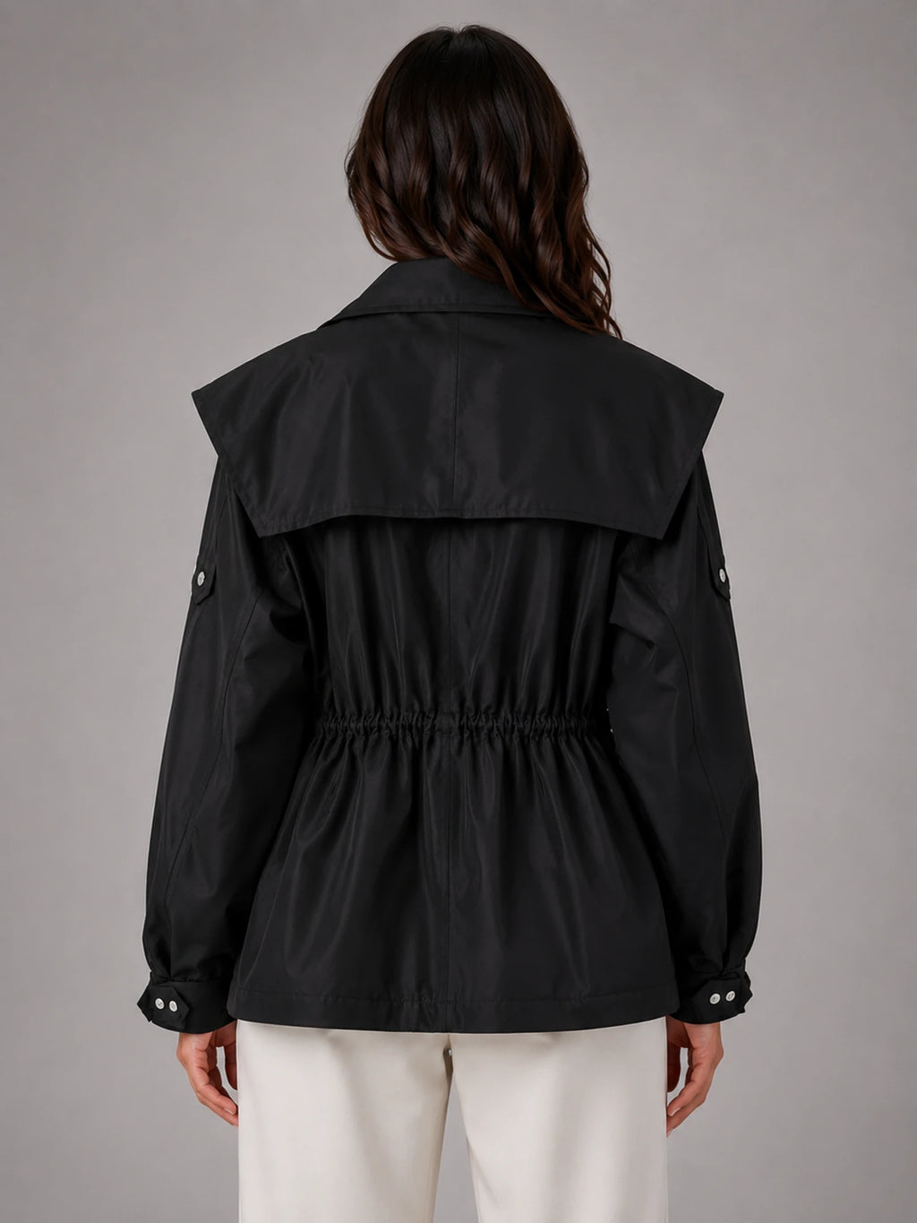 Women's Cropped Structured Jacket – Tailored Fit