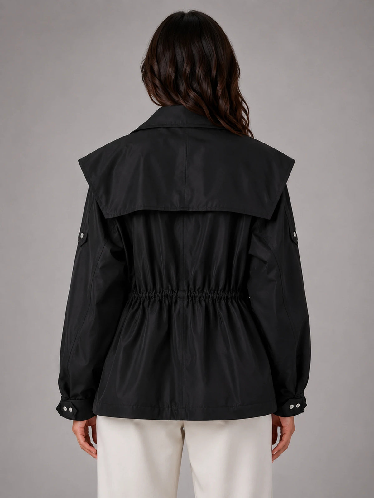 Women's Cropped Structured Jacket – Tailored Fit