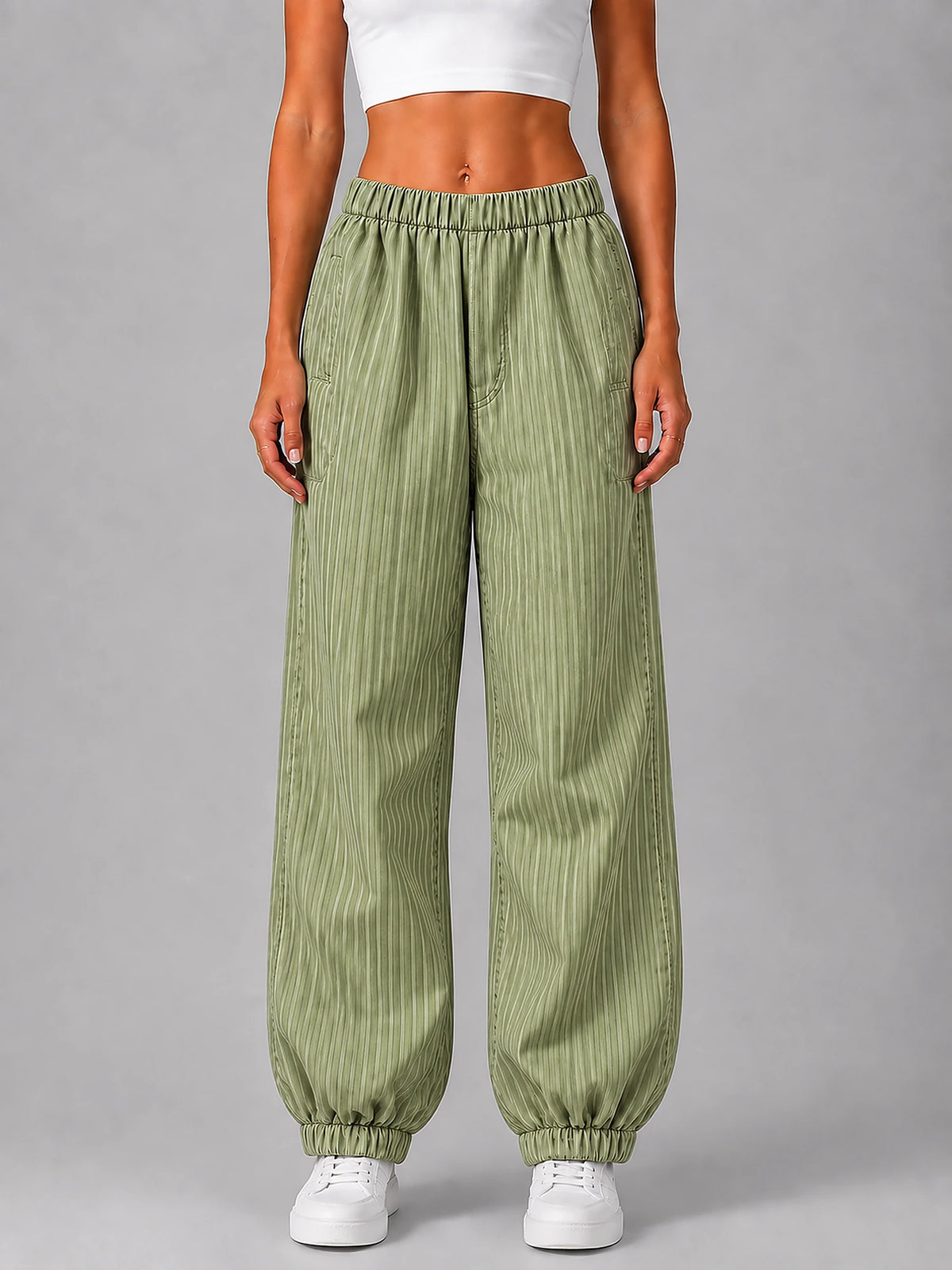 Women's Padded Puffer Trousers – Cuffed Ankle