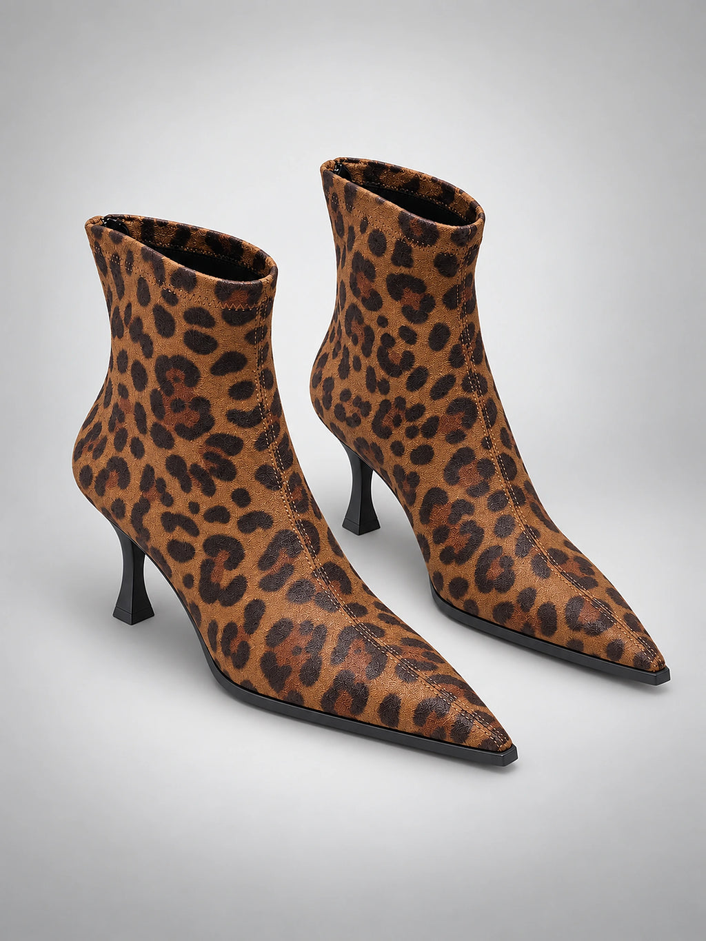 Women's Pointed-Toe Ankle Boots – Stiletto Heel Side Zip