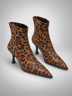 Women's Pointed-Toe Ankle Boots – Stiletto Heel Side Zip