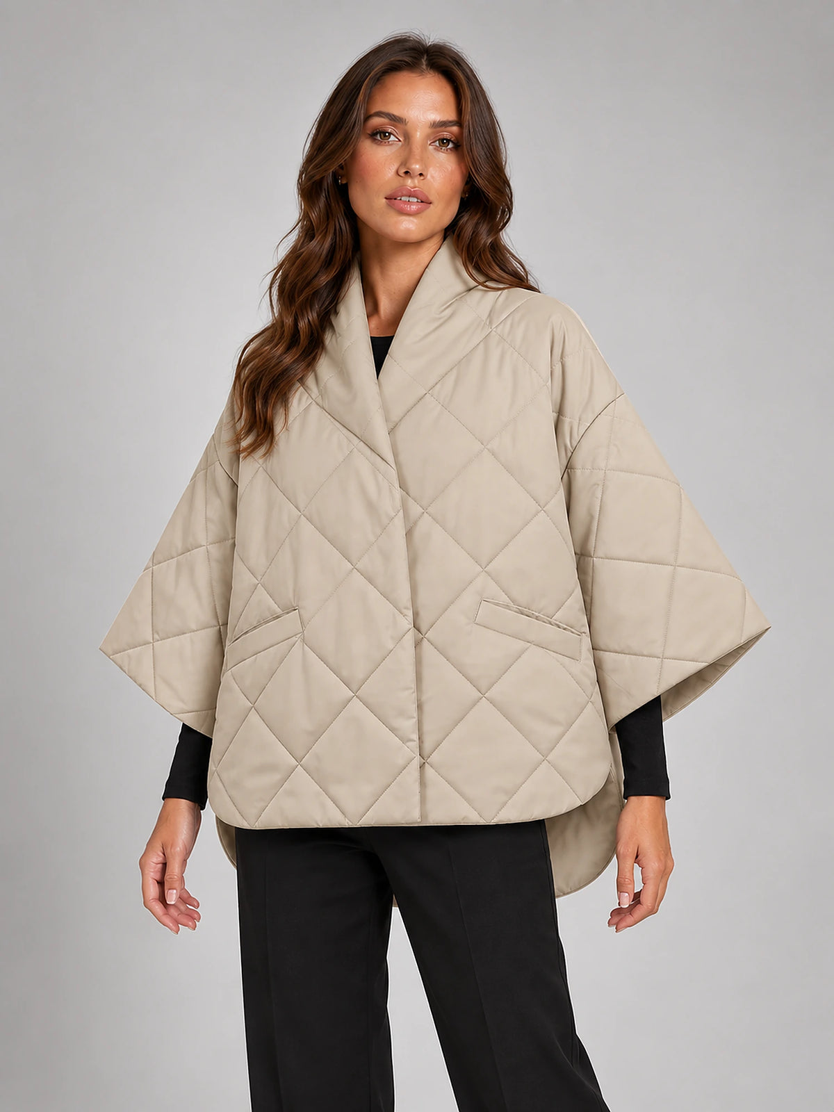 Women's Single-Breasted Cotton Coat – Tailored Slim Fit