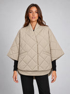 Women's Single-Breasted Cotton Coat – Tailored Slim Fit