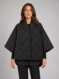 Women's Single-Breasted Cotton Coat – Tailored Slim Fit