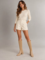 Women's Stretch Sock Boots – Knee-High Block Heel